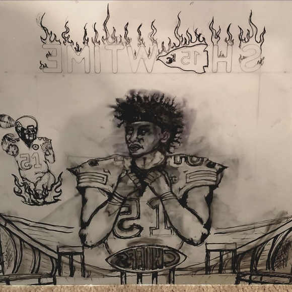 My etched mirror artwork one of a inf - Picture 7 of 16